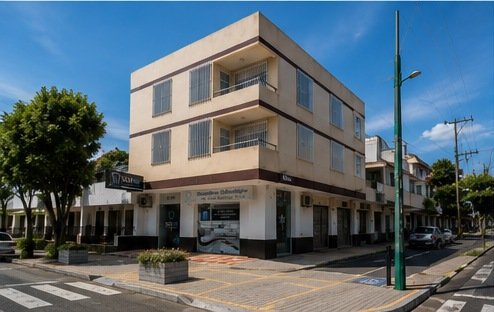 Vista de la esquina del edificio de SOI RX sobre la Calle 49, Barrancabermeja